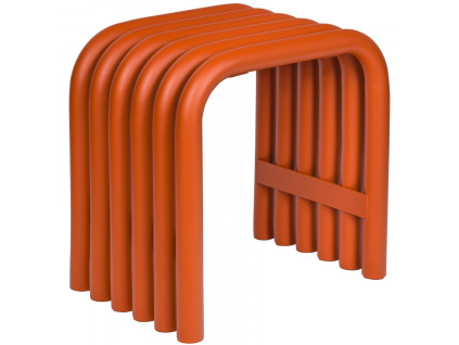 Oranžová kovová stolička Nokk 42,5 cm