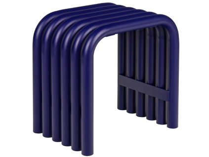 Modrá kovová stolička Nokk 42,5 cm