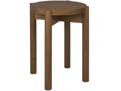 Hnědá dubová stolička Hopp 45 cm