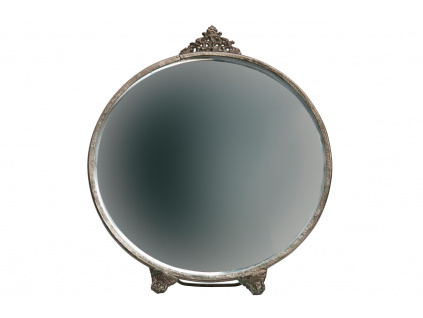 Kovové mosazné zrcadlo Hosp 26 x 22,2 cm