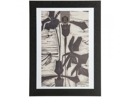 Černý dřevěný fotorámeček Shed 40 x 30 cm