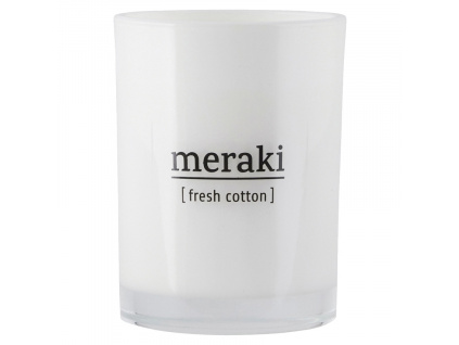 Sójová vonná svíčka Meraki Fresh Cotton