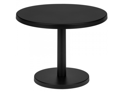 Černý kovový odkládací stolek Odo 52 cm