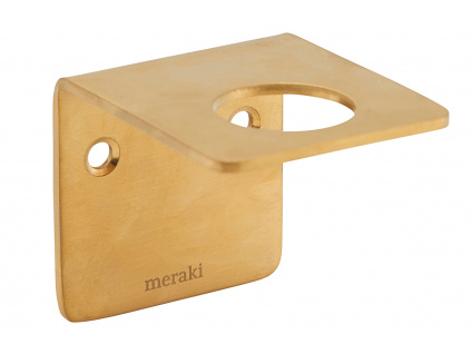 Zlatý kovový nástěnný držák Meraki Supply 5,8 x 5,8 cm