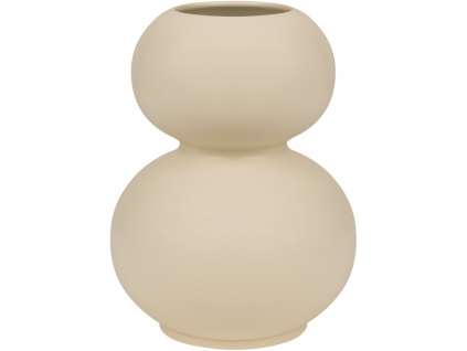 Béžová keramická váza Tuga 30 cm