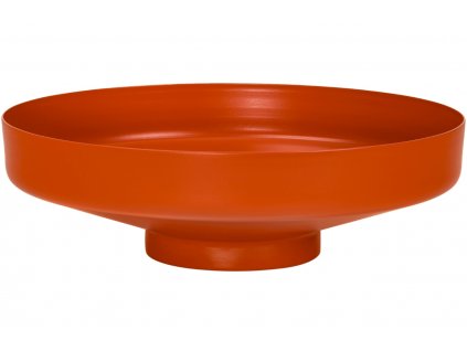 Oranžová kovová miska Vilu 26 cm