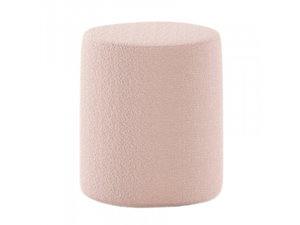 Růžová bouclé stolička Vipack Moon 41,5 cm
