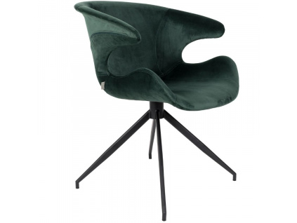 Zelená sametová jídelní židle ZUIVER MIA848x848 (3)
