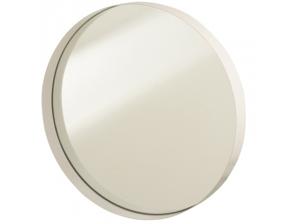 Bílé závěsné zrcadlo J-line Beta 50 cm