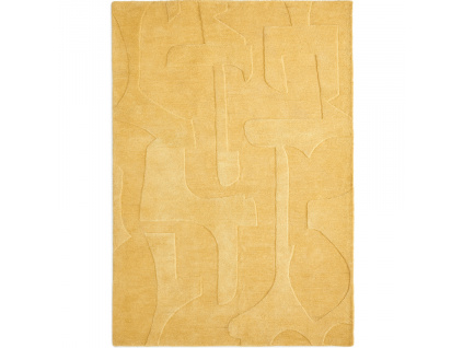 Hořčicově žlutý koberec Kave Home Maie 160 x 230 cm