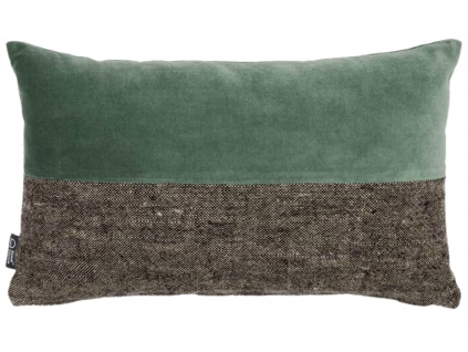 Zelený bavlněný povlak na polštář Kave Home Mikayla 30 x 50 cm