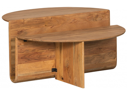 Dřevěný konferenční stolek Jesow 90 cm