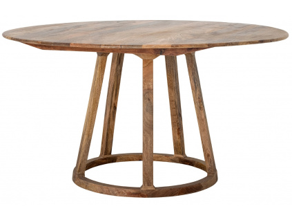 Dřevěný kulatý jídelní stůl Bloomingville Avalon 145 cm