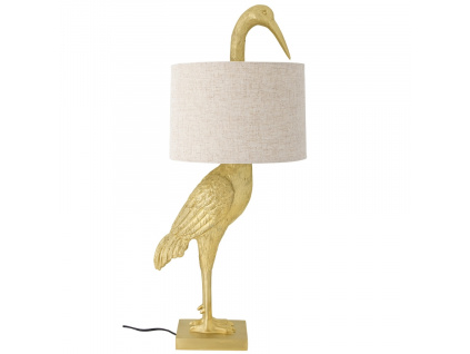 Zlatá stolní lampa Bloomingville Heron 73 cm