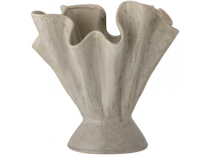 Šedá kameninová váza Bloomingville Plier 29 cm