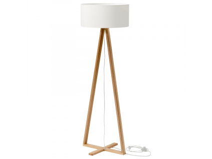 Bílá stojací lampa RAGABA TALES 130 cm