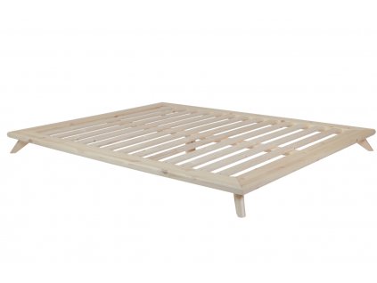 Dřevěná dvoulůžková postel Karup Design Senza 160 x 200 cm