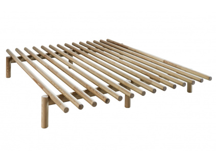 Dřevěná dvoulůžková postel Karup Design Pace 180 x 200 cm