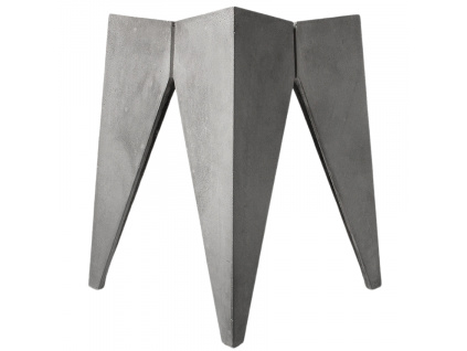 Šedá betonová stolička Lyon Béton Bridge 45 cm