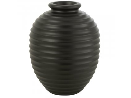 Černá keramická váza J-line Poglar 66 cm