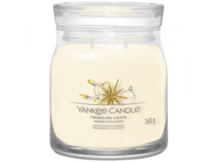 Střední vonná svíčka Yankee Candle Twinkling Lights Signature