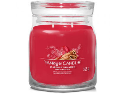 Střední vonná svíčka Yankee Candle Sparkling Cinnamon