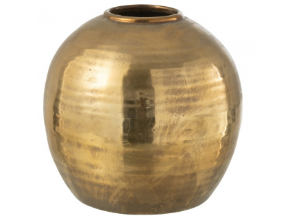 Zlatá keramická váza J-line Arania 30 cm