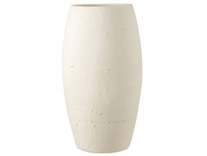 Bílá keramická váza J-line Elica 60 cm