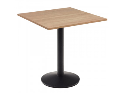 Přírodní bistro stolek Kave Home Esilda 70 x 70 cm
