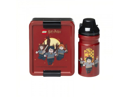 Červený svačinový set LEGO® Harry Potter Nebelvír