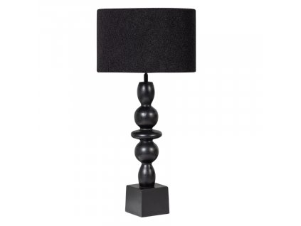 Černá kovová stolní lampa Zita