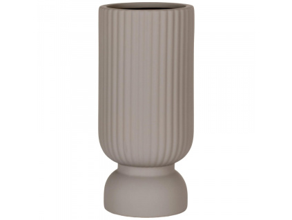 Šedá keramická váza Assyr 25,5 cm