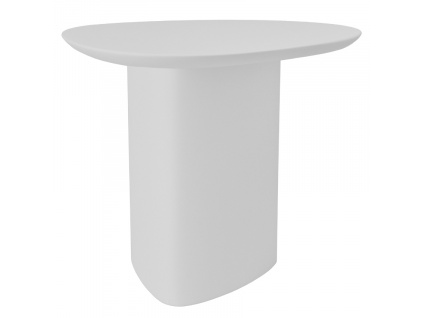 Světle šedý lakovaný odkládací stolek RAGABA CELLS 50 x 50 cm