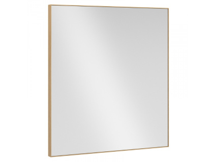 Dubové závěsné zrcadlo Somcasa Tulsa 100 x 90 cm