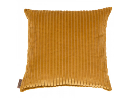 Zlatý sametový polštář DUTCHBONE DUBAI 45 x 45 cm