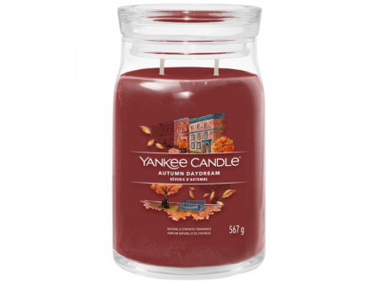 Velká vonná svíčka Yankee Candle Autumn Daydreaming Signature