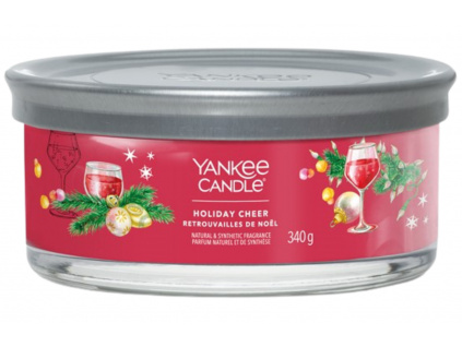 Vonná svíčka Yankee Candle Holiday Cheer 5 knotů