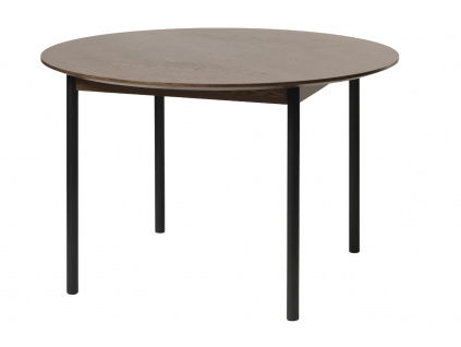 Tmavě hnědý dubový jídelní stůl Unique Furniture Latina 120 cm