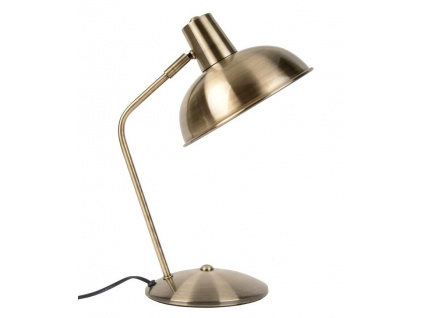 Zlatá kovová stolní lampa Redion