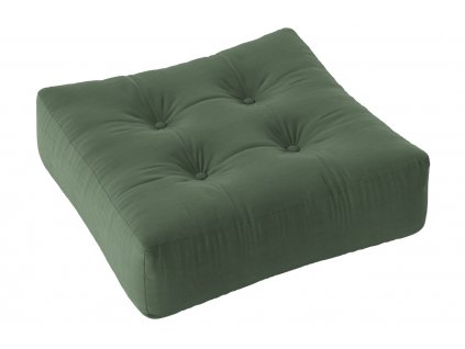 Zelený sedací polštář Karup Design More 70 x 70 cm