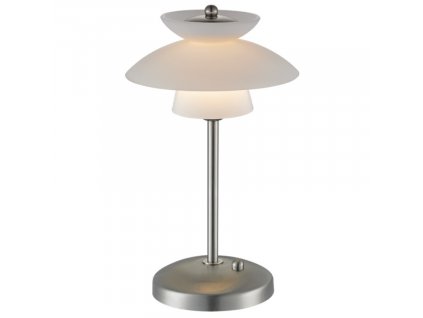Opálově bílá stolní lampa Halo Design Dallas 30 cm