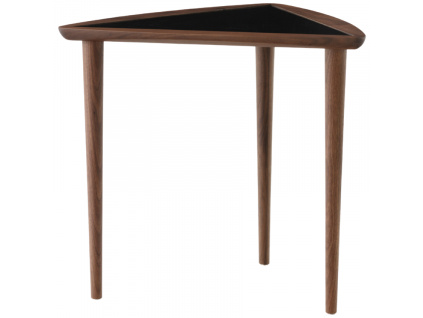 Černý ořechový odkládací stolek AUDO UMANOFF 42,5 cm