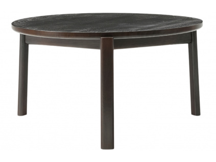 Hnědý dubový konferenční stolek AUDO PASSAGE 70 cm