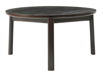 Hnědý dubový konferenční stolek AUDO PASSAGE 90 cm