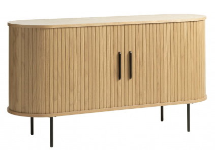 Dubová komoda Unique Furniture Nola 140 x 45 cm