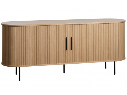 Dubová komoda Unique Furniture Nola 180 x 45 cm