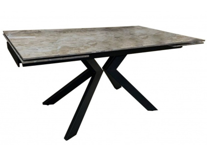 Hnědý keramický rozkládací jídelní stůl Miotto Dantoni 160/200/240 x 90 cm