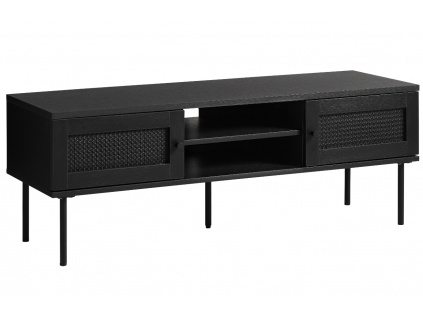 Černý TV stolek Unique Furniture Pensacola 120 x 40 cm