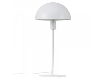 Bílá kovová stolní lampa Ellen