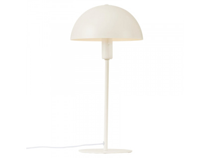 Béžová kovová stolní lampa Ellen